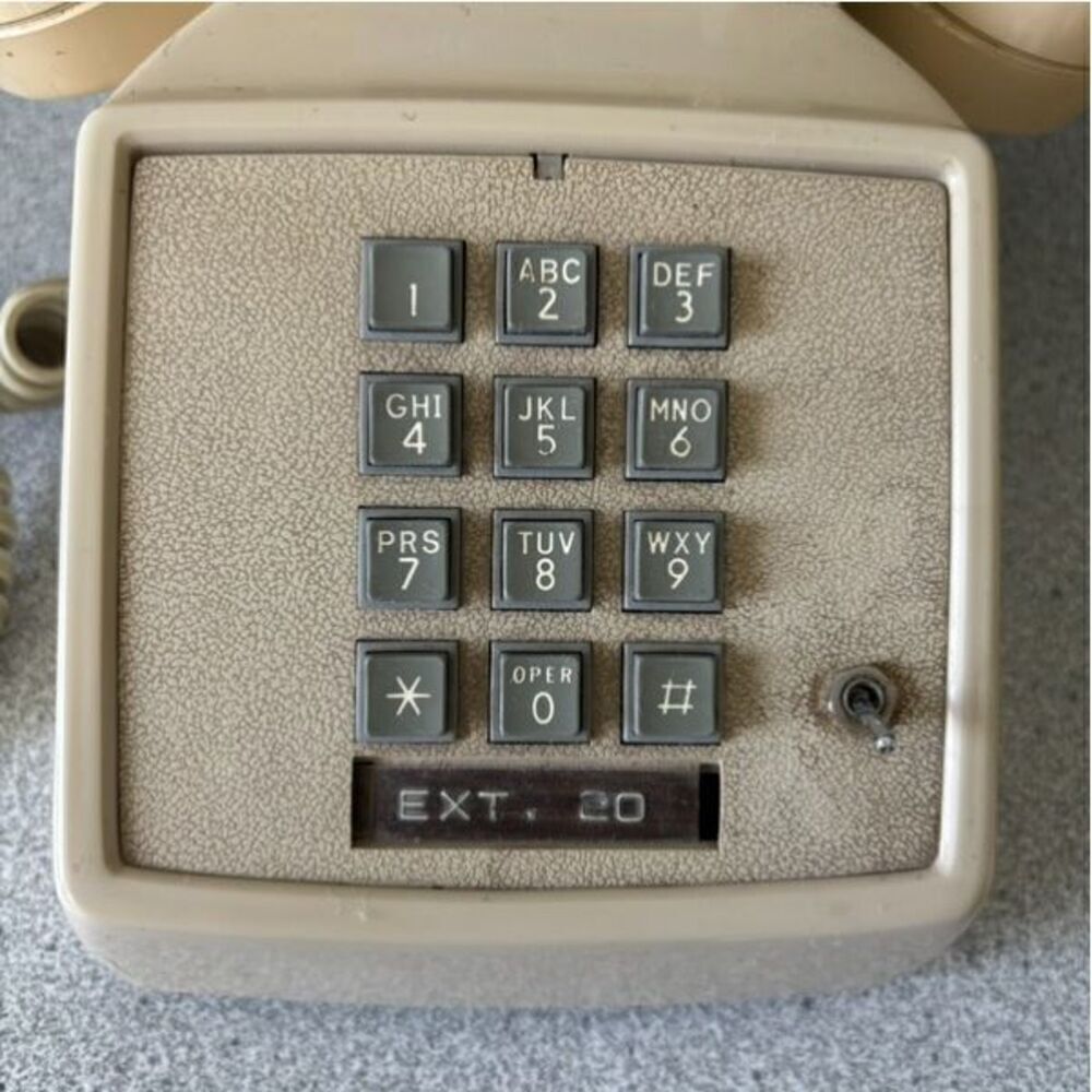 Starplus Vintage Beige Pushbutton Telephone *Works* - Picture 2 of 7